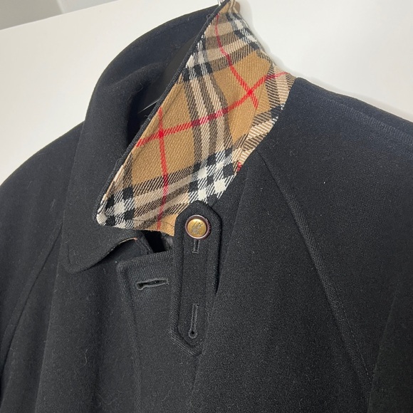 Burberry Men’s XL Wool Nylon Cashmere Zip and Button Car Coat Made in Italy - Picture 2 of 16